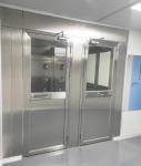 Air Shower for Persons and materials with 4 doors controlled by PLC and touch