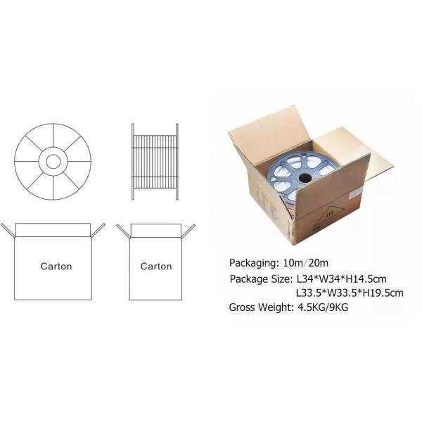 Yellow 6 X 12mm IP65 LED Neon Rope Light DC 12V Neon Flex LED Strip For Sign Decorate