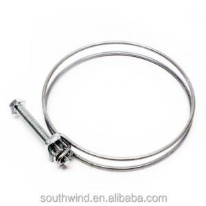  Customized Double Wire Stainless Steel Hose Pipe Clamps for Various Applications Manufactures