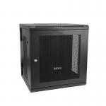 Commercial 15 U Mini Server Rack Cabinet , Wall Mounted Small Network Rack