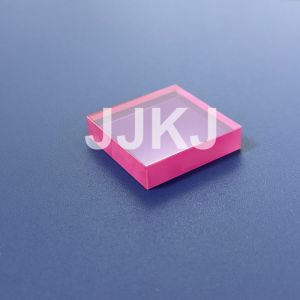  Laser Application Al2O3 Ruby Single Crystal With Customized Ruby Doping Manufactures