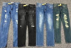  Casual Full Length Jeans Stretch Denim Pants Fashion Slim Men Trend Jeans 4 Manufactures