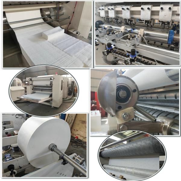 Xinyun Triple Folding Emboss Paper Towel Making Machine 76.2mm Core