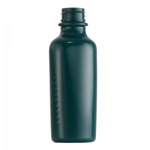 China Dark Green Bottle 200ml PET Plastic Dark Green Body Mist Alcohol Plastic Perfume Spra on sale