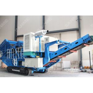  AC Motor 150t/H Tunnel Minerals Crawler Cone Crusher Manufactures