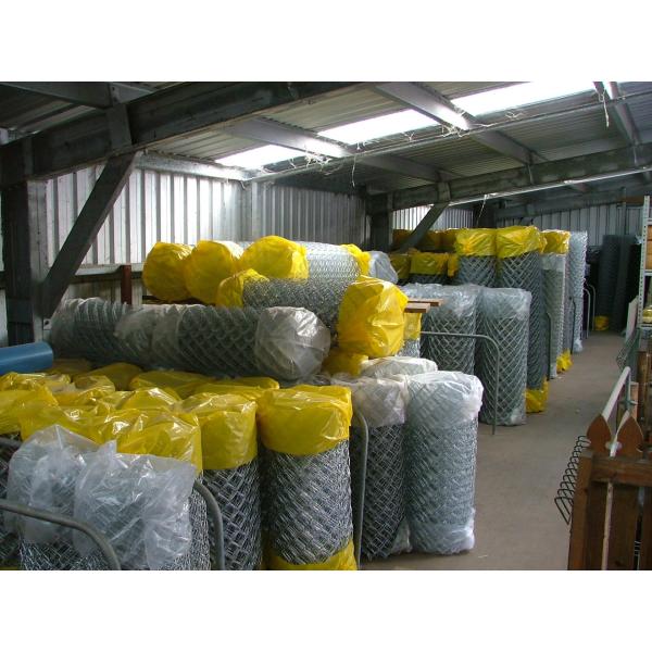 ASTM A 392 heavily galvanized chain link fence with 6ga wire