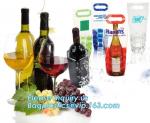 oem produced cooler pvc wine bag, ice bag for wine bottle/ PVC ice bag, bottle