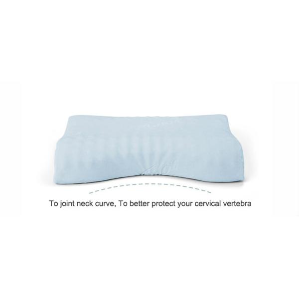 Soft Contour Infant Memory Foam Pillow Wave Surface For Massage