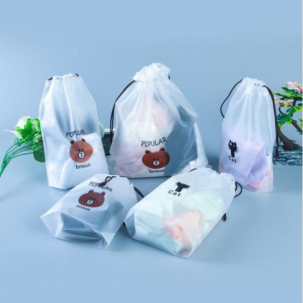 80mic Waterproof Drawstring Bag