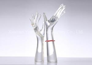 Clear Resin Hand Fiberglass Mannequin Torso Bracelet And Ring Display Racks Manufactures