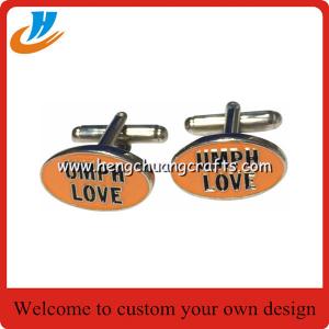  Custom metal cuff links/tie clip cufflinks with customer cufflink design Manufactures