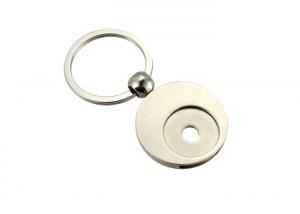  Metal Personalised Shopping Trolley Coin Keyring Car Round Zinc Alloy Manufactures