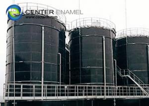 China Stainless Steel Industrial Liquid Storage Tanks AWWA D103-09 Standards on sale