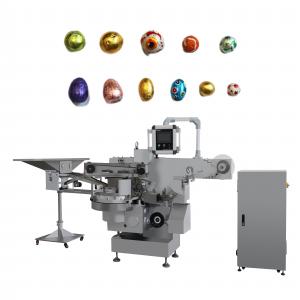 China Main Function Spherical Brushing 300-500ppm Automatic Coin Foil Chocolate Egg Packing Machine on sale