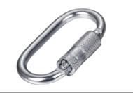  30KN High Quality Cold Formed Steel Self-Locking Carabiner isure marine Manufactures