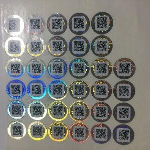 PSD Custom Security Stickers Adhesive Double Layer Label ROHS