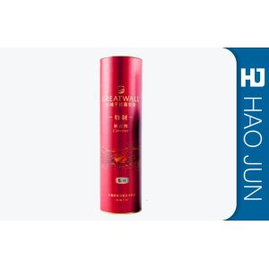 Buy cheap Fashion Cylinder Cardboard Boxes For Wine Bottles , FDA SGS Certification from wholesalers