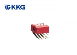 China 25mA 3 Position Dip Switch , 6 Pin Dip Switch PBT Plastic Base 5,000 Cycles on sale