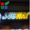 Buy cheap RoHs Acrylic Led Signage 12 Colors Led Neon Light Signs For Subway from wholesalers