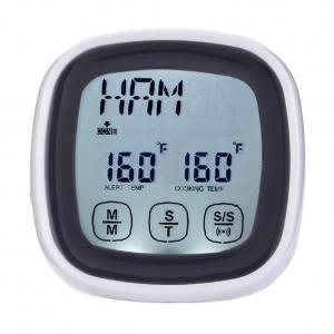 China Mini LCD Kitchen Timer Touchscreen Digital Meat Cooking Thermometer and Timer with probe on sale