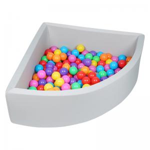 China Thickness 5cm Fan Shape Foam Play Ball Pit For Toddlers Kids on sale
