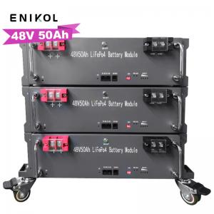  Home 48V Lipo Battery 50ah Lithium Ion Battery For UPS Solar Energy Storage Manufactures