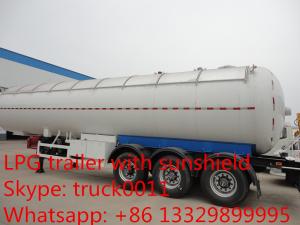  factory price 60 CBM Tri axles LPG gas tank semi trailer for sale, high quality lpg gas propane tank trailer for sale Manufactures