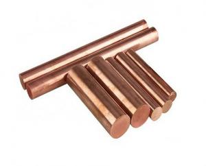  C11600 C17200 Round Alloy Beryllium Copper Rod Bar For Industrial Manufactures