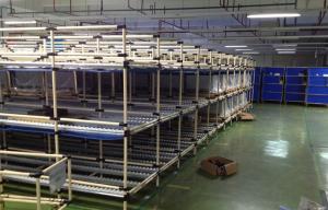  PE Coated Steel Storage Rack Industrial Warehouse Storage Racks 85 Roller Track Manufactures
