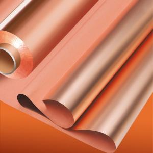 China 520mm / 630mm Rolled Copper Foil Sheet Metal Blackened for PCB on sale