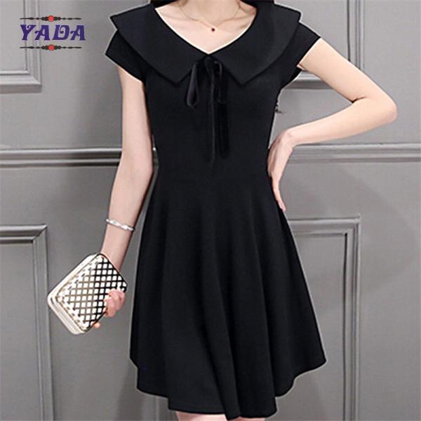 Ladies lolita collar pattern design party wear patterns loose t-shirt summer skirt t shirt dress with high quality