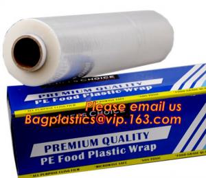  Plastic PVC Stretch Cling Film for Food Wrap, Good price pvc heat resistant static cling film for food wrap, bagease pac Manufactures