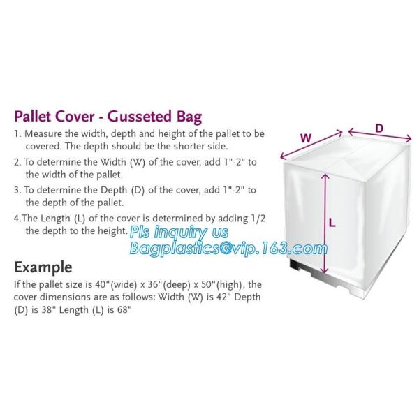 HDPE Pallet Cover Sheet, LDPE bag Large square bottom bag on roll pallet cover bag rubbish bag Garbage bag HDPE bag, pac