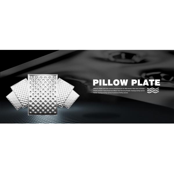 Multi functional Small Size Stainless Steel Industrial Single Inflated Pillow Plate For Immersed Cooling