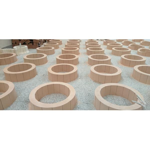 120 Mpa Crushing Stength Fireproof 2.15g Clay Refractory Brick
