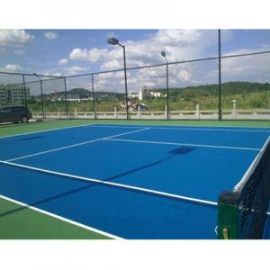  Outdside Seamless Tennis Court Flooring Thick Polyurethane Material Full System Manufactures
