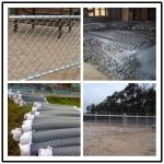 2.5 inch x 6ft or 3ft Black vinyl coated chain link fencing