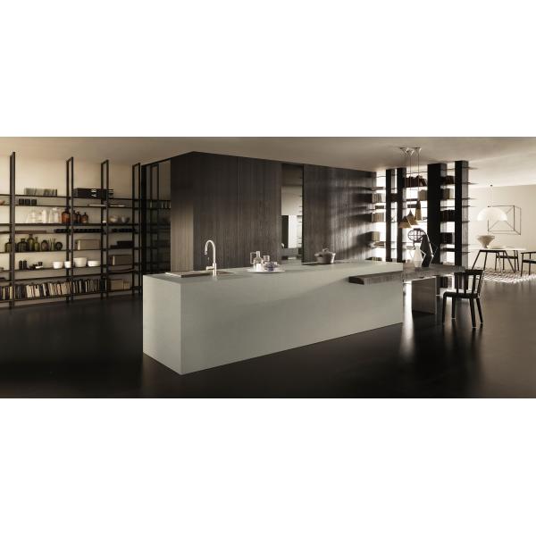 Artificial Brown 7 Mohs Hardness Scale Quartz Stone