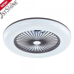 China 24 Inch Plastic Bedroom Ceiling Fan Light Fixtures With Remote Control on sale