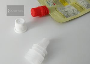 Polyethylene Pour Spout Caps 8.6mm Diameter For Stand Up Soy Milk Bag Manufactures