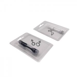  Disposable Plastic Clamshell Blister Packaging Folded Blister For Vape Pen Cartridge Manufactures