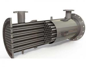 China SS316L Chiller Shell And Tube Evaporator Heat Exchanger 5T/H on sale