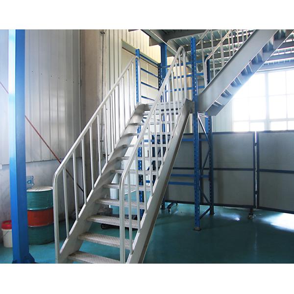 Corrosion Protection Steel Mezzanine Floors Platform with Customized Size and Load