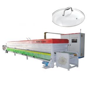 China 220V Servo Motor Cookware Production Line For Tempered Glass Lid Cover Making on sale