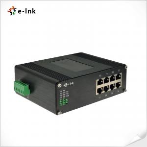 China Gigabit Network Industrial PoE Switch 8 Port 1000BASE-T 802.3at 30W on sale