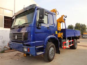 fold boom truck crane sinotruck sale in china Manufactures