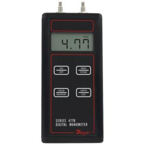 China Dwyer 477B Hand Held Digital Manometer Large LCD For Air on sale