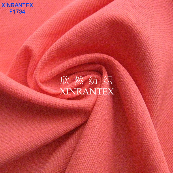 F1734 polyester fabric four ways spandex twill 57/58"