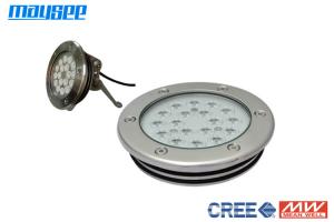  Underwater Stainless Steel LED Dock Lights 18w / 54w with mixed RGB Cree LED Manufactures