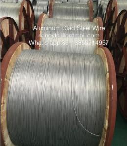  High Conductivity Aluminum Clad Steel Wire For Electric Transmission Line Manufactures